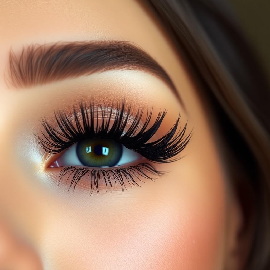Volume lash set with full, fluffy density